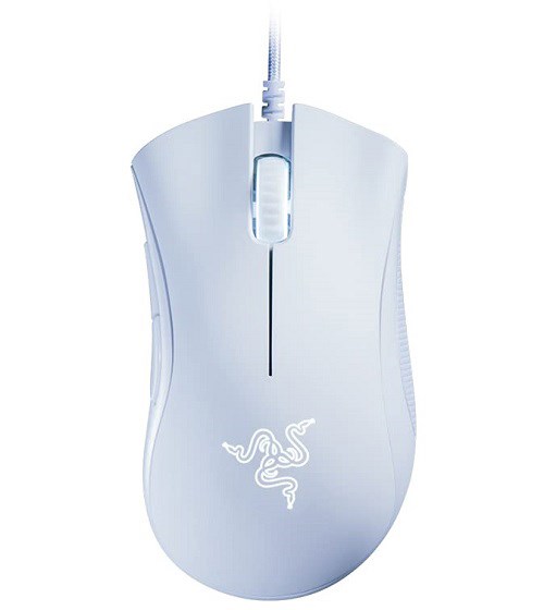 Razer DeathAdder Essential White Edition-Ergonomic Wired Gaming Mouse-FRML Packaging