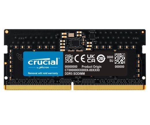 Crucial 8GB (1x8GB) DDR5 Sodimm 5600MHz C46 1.1V Notebook Laptop Memory