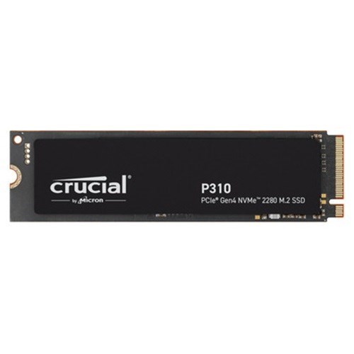 Crucial P310 500GB Gen4 2280 NVMe SSD 6600/3500 MB/s R/W 110TBW 520K/890K Iops 1.5M HRS MTTF Full-Drive Encryption M.2 PCIe4 5YRS