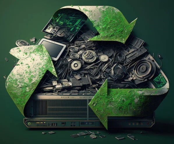 Neveco E-waste Device Drive Destruction Certificate Including Whole PC for E-Wasting