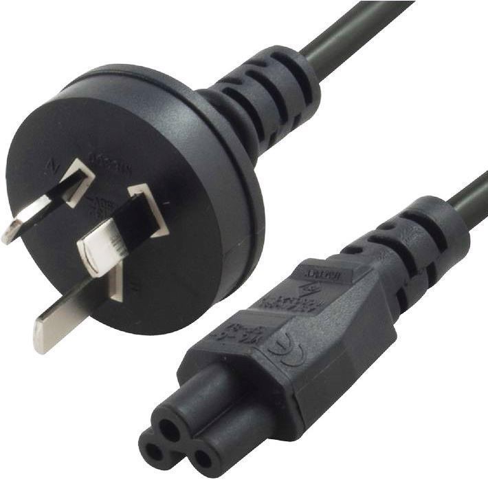 Astrotek Au Power Lead Cord Cable 2M - 3-Pin To Cloverleaf Plug Ice 320-C5 Mickey Type 240V 7.5A For Notebook/Laptop Ac Adapter ~Cb8w-Rc-3078C5-Oem