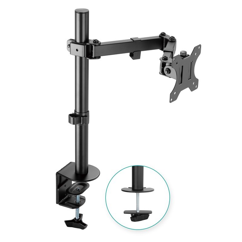 Mbeat® Activiva ErgoLife Single Monitor Screen Double Joint Monitor Arm Fit Screen Screen:13''- 32'' Detachable Vesa Net Weight3kg