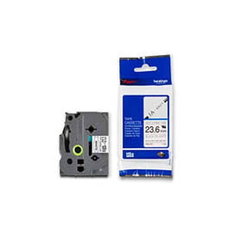 Brother Hse-251 23.6MM Black On White Heat Shrink Tube - Combatible With Pt-E550wvp