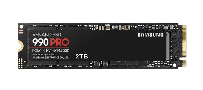 Samsung 990 Pro 2TB Gen4 NVMe SSD 7450MB/s 6900MB/s R/W 1550K/1200K Iops 1200TBW 1.5M HRS MTBF For PS5 5YRS WTY