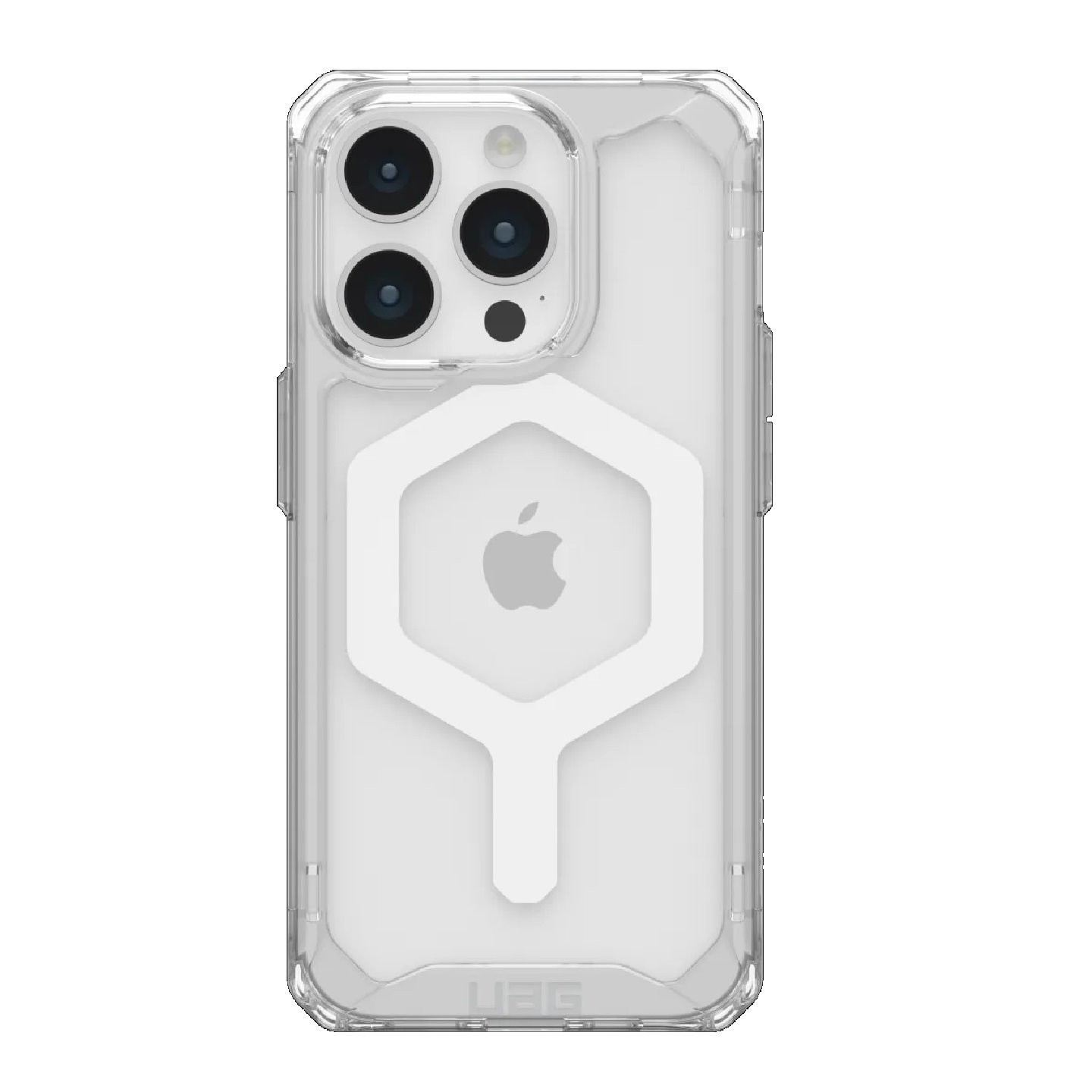 Uag Plyo MagSafe Apple iPhone 15 Pro (6.1') Rugged Case - Ice/White (114286114341), 16FT. Drop Protection (4.8M), 10 Years Warranty