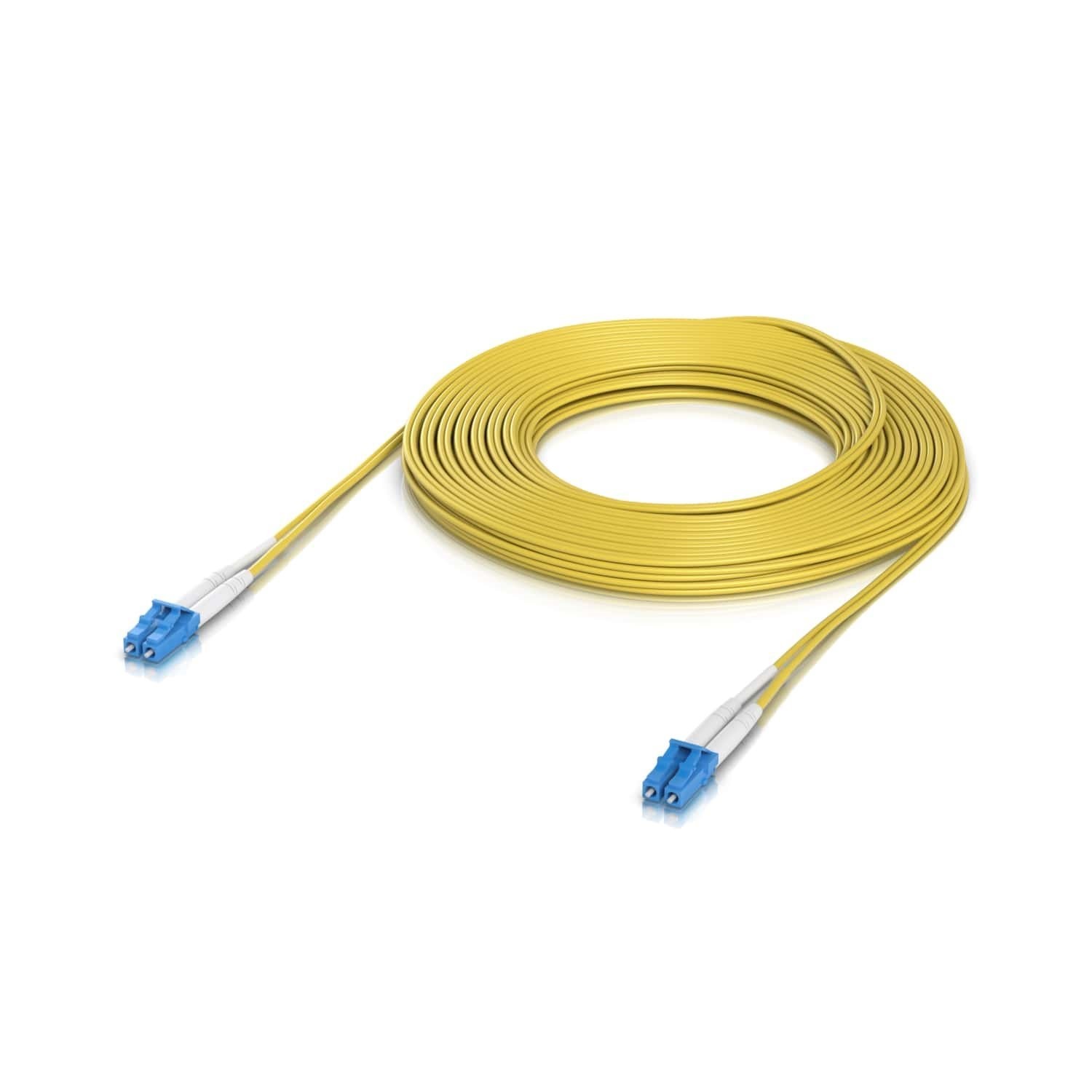Ubiquiti Os2 Duplex LC Upc Fiber Patch Cable, Length 15M, Lightweight Fiber Patch Cable For Up To 100G Connections, Incl 2Yr Warr