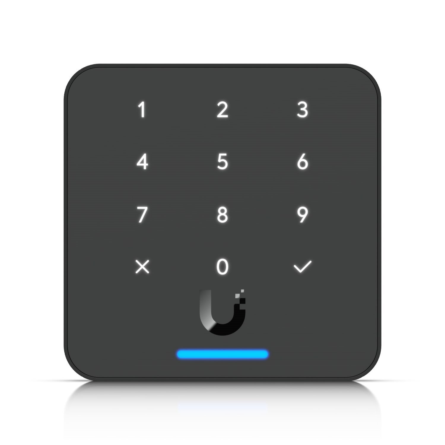 Ubiquiti Ubiquit Reader Flex, Black,Third-generation NFC Card Reader With A Keypad & Apple Touch Pass Support, Outdoor Ip55, Power Via Poe, 2Yr Warr
