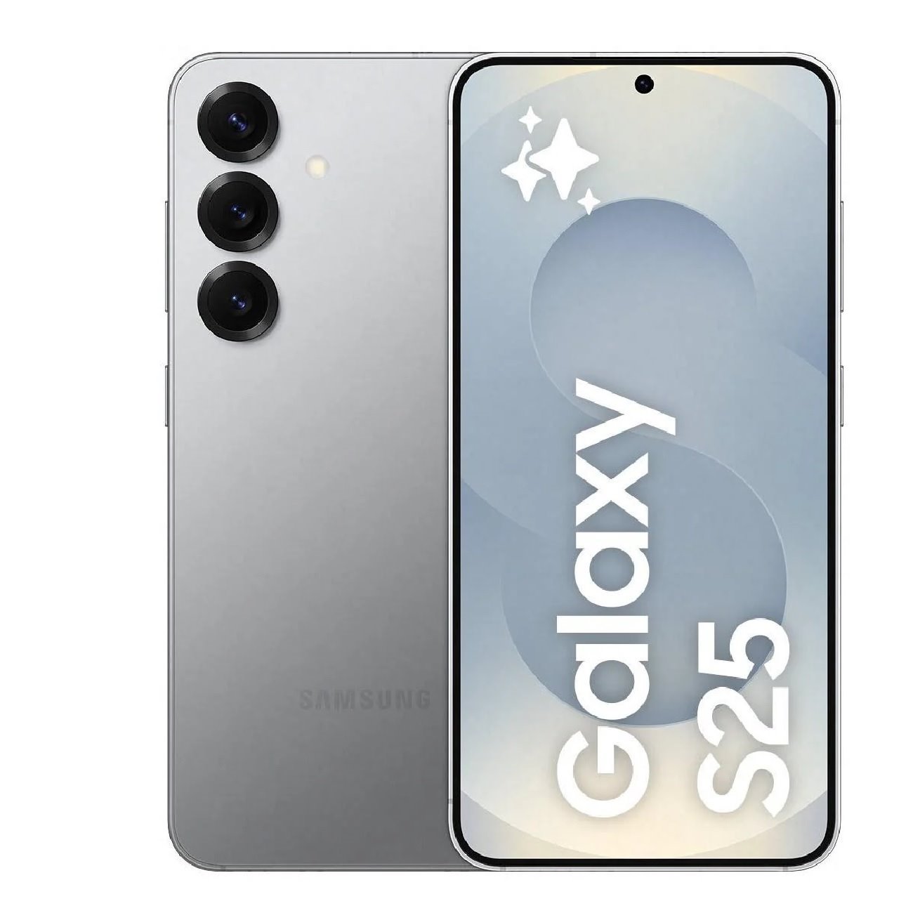 Samsung Galaxy S25 5G 256GB - Silver Shadow *Au Stock* ,6.2' ,Full HD+ 120Hz,12GB/256GB,50MP/12MP, Single + eSim, Ai, 4000mAh, 2 Years Warranty.