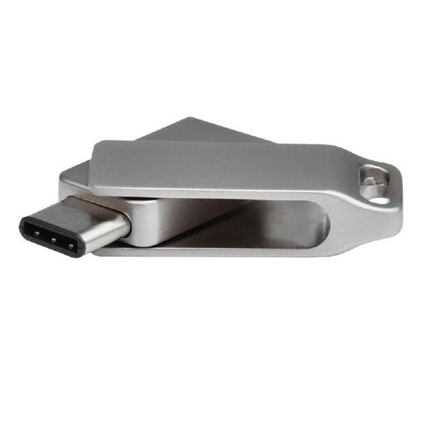 Shintaro 32GB Mini Dual Port Pocket Disk Drive - High-Speed Dual Usb-C &Amp; Usb-A, Usb 3.0 Portable Storage