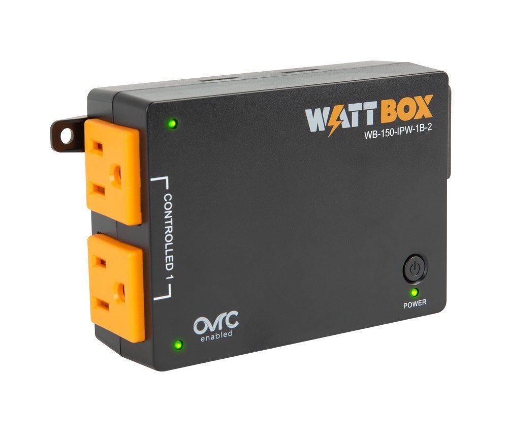 WattBox® 150 Series IP Power Controller (Ultra Compact) | 1 Controlled Bank, 2 Outlets (Wi-Fi or Wired)