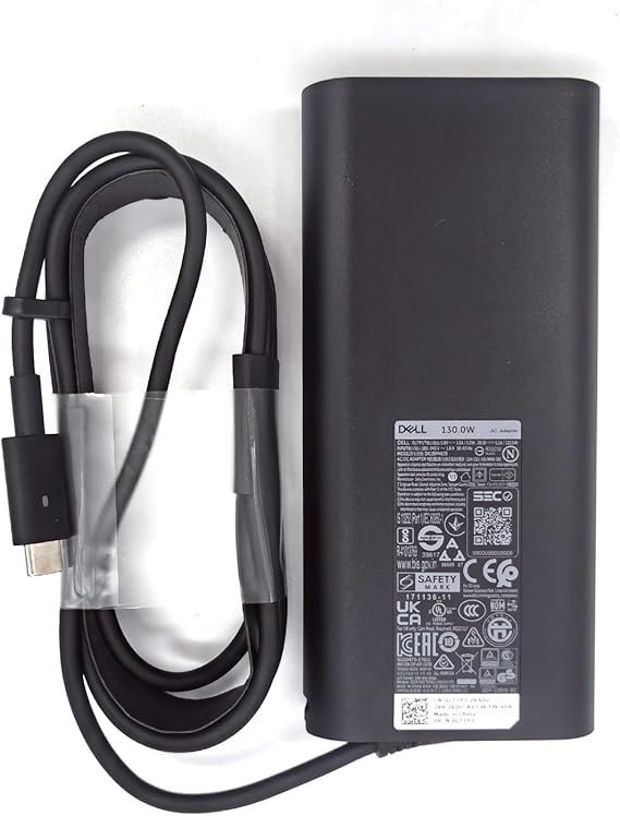 Dell Laptop Charger 130W USB C Type C AC Adapter, Precision