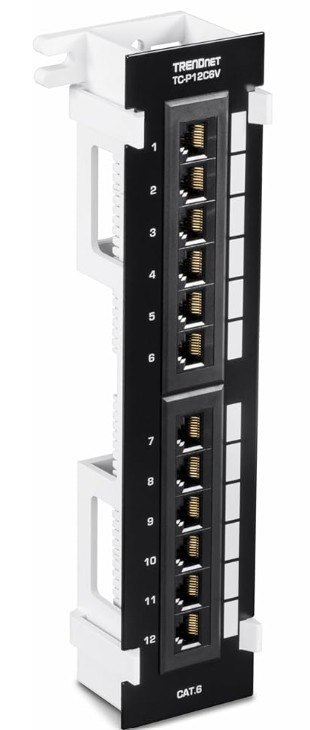 TRENDnet 12-Port Cat6 Unshielded Patch Panel
