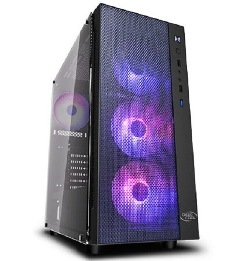 Deepcool DPC Cas Matrexx-55-Mesh-Tg-Rgb-4F-Black