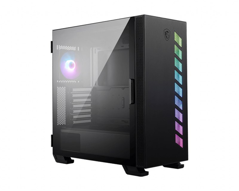 Msi Mag Vampiric 300R Mid-Tower Case, 2X Usb 3.2, 1X Usb-C, 1X Audio, 1X Mic, 7X Expansion Slots, 2X .5', 2X 3.5', E-Atx / Atx / M-Atx / Itx