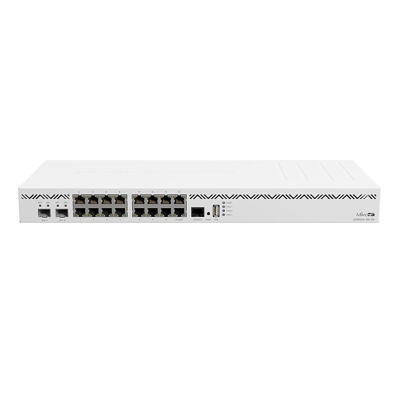 MikroTik CCR2004-16G-2S+ Router With 16X Gigabit Ethernet Ports, 2x10G SFP+
