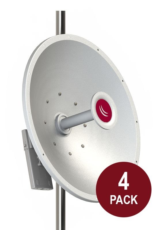 MikroTik 30dBi 5GHz Dish 4-Pack