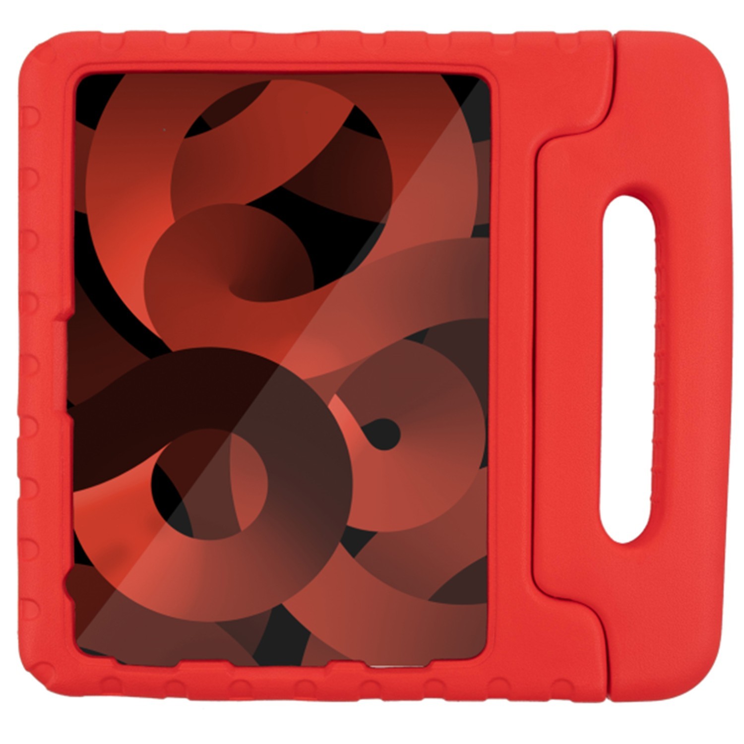 Nzstem For iPad 10.9 Red Soft Handle Eva Tablet Case Fit 10TH 2022 Soft Case Protector For School Kids - Designed BY Nzstem