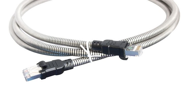 Go Wireless 3 Metre Cat6A FTP Outdoor Armored Shielded Ethernet Cable