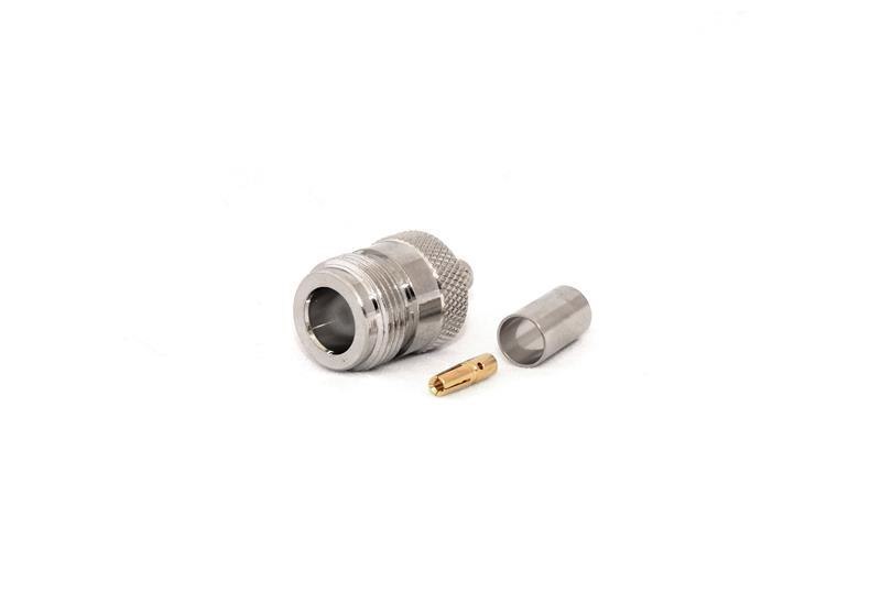 Go Wireless N-Type Female Crimp Connector For LMR240