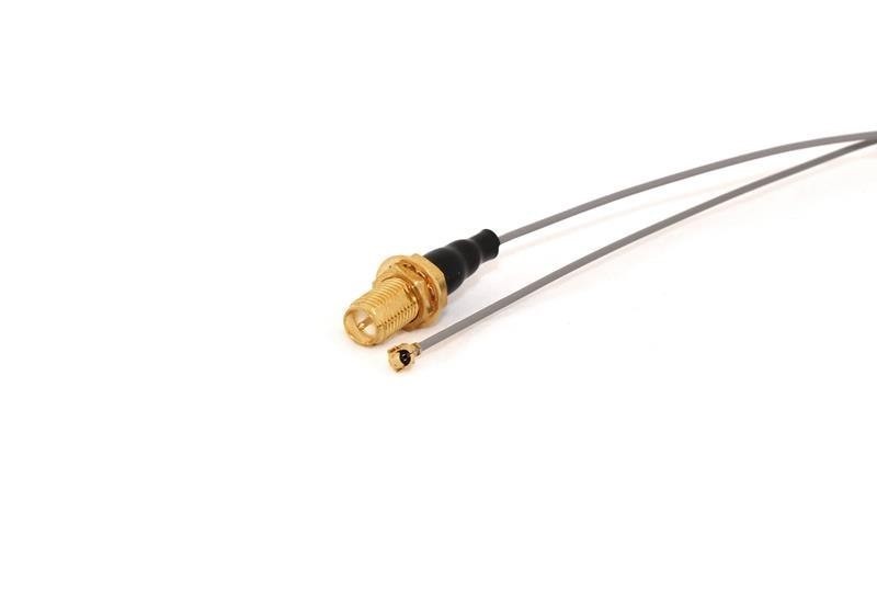 Go Wireless Rp-Sma Female Bulkhead To U.Fl 20CM 50 Ohm Coax Pigtail