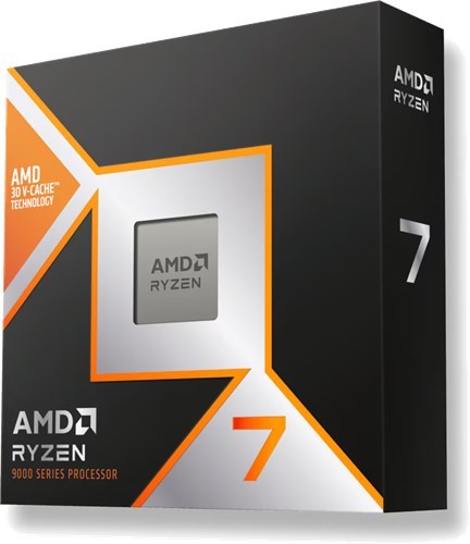 Amd Ryzen 7 9800X3D Cpu 8 Core / 16 Thread - 104MB Total Cache - Am5 Socket - 120W TDP - Amd Radeon Graphics - Heatsink Required