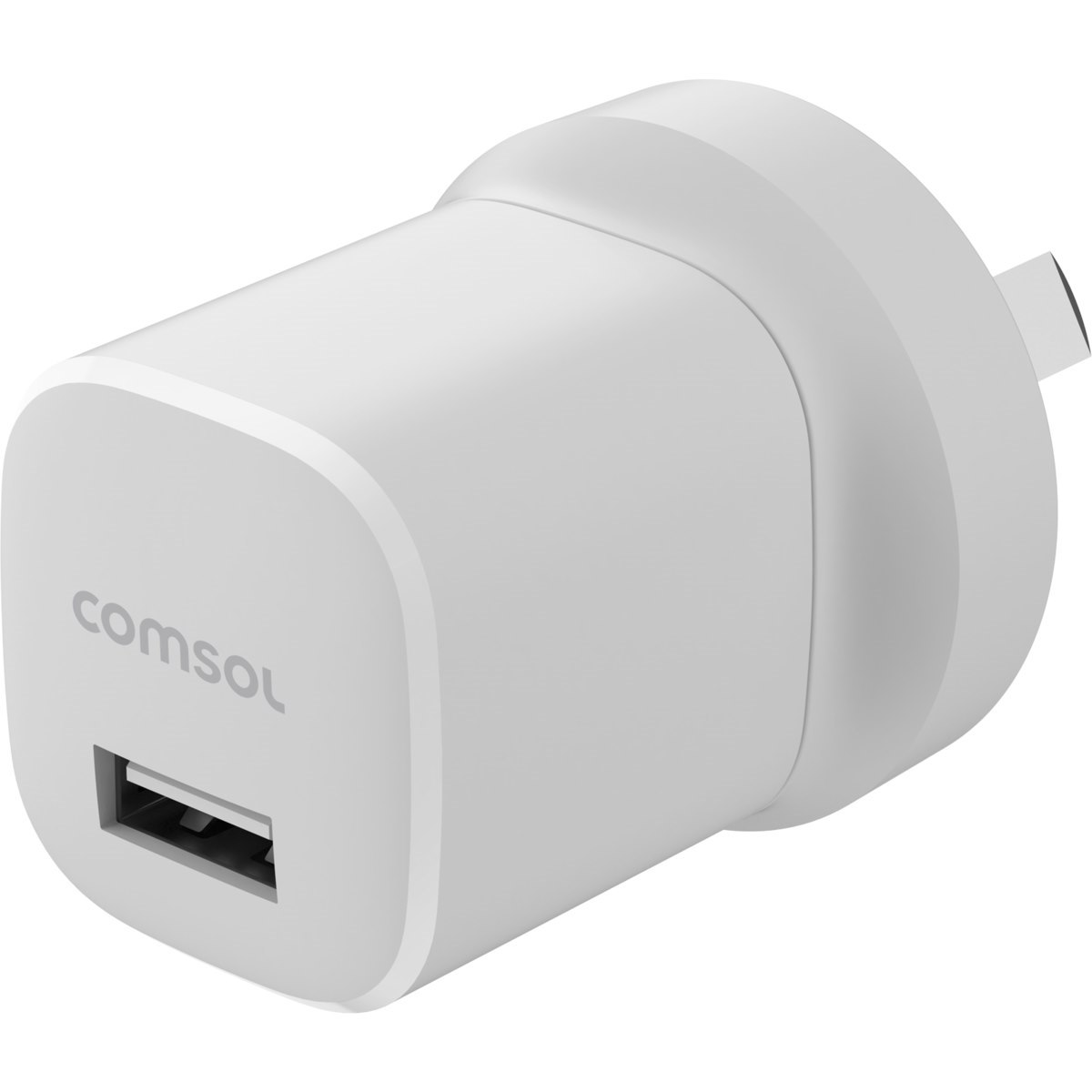 Comsol 12W Single Port Usb Wall Charger White