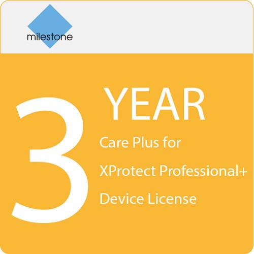 Milestone xProtect Professional+ 3YR Care+ device license