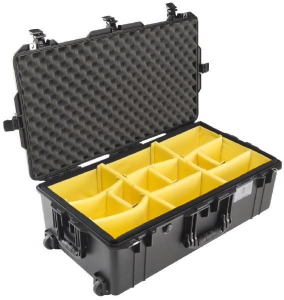 Pelican 1615 Air Case-Padded Dividers-Black