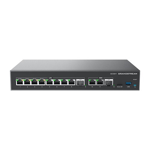 Grandstream Built-In Ippbxenterp Grade Firewall VPN Router 2X2.5 GB 10Xgige Network Switch