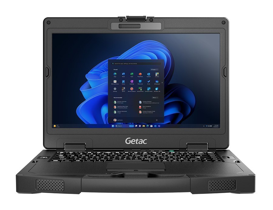 Getac S410G5 - I5-1340P, Cam., Win11+16GB, 512GB PCIe SSD(main), SR(FHD LCD), Us KBD + Anz Power Cord, Backlit KBD, Wifi+Bt, Rs232+Vga+Usb+Tb4