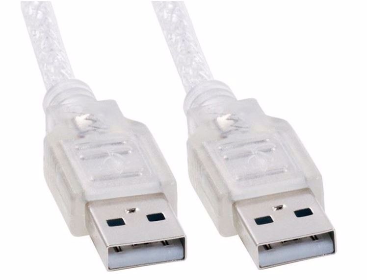 Astrotek Usb 2.0 Cable 1M - Am-Am Type A Male To Type A Male Transparent Colour RoHS