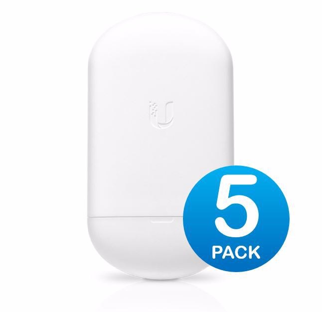 Ubiquiti Nanostation LocoAC 5GHz 802.11Ac Mimo Antenna, WiFi Wireless Outdoor Cpe, 10+ KM- 5- Pack - Renamed To Loco5AC-5