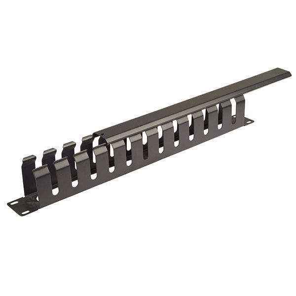 1RU 19" Metal Cable Management Rail 12 Slot