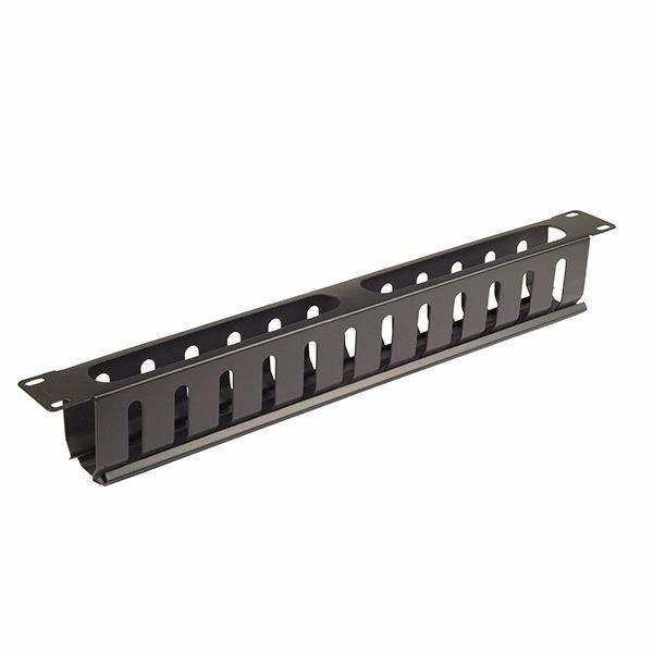 1RU 19" Metal Cable Management Rail 12 Slot