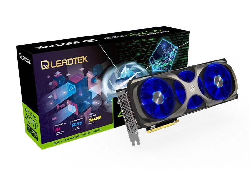 Leadtek WinFast GeForce RTX™ 4070 Ti Super Hurricane 16G