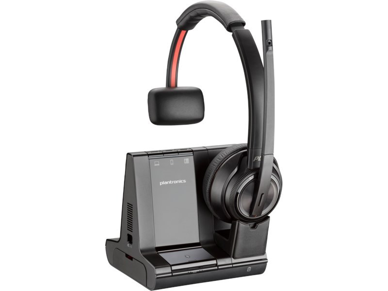 Poly HP Poly Savi Office W8210 Oth Wireless Uc Mono Dect Headset,Pc/Deskphone/Phone, Usb-A