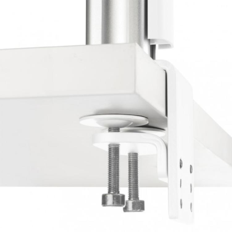 Atdec Desk Mount for Post - White