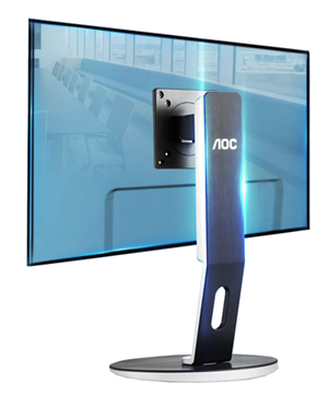 Aoc H271 24-27" LCD Height Adjust Monitor Stand 75MM & 100MM Vesa