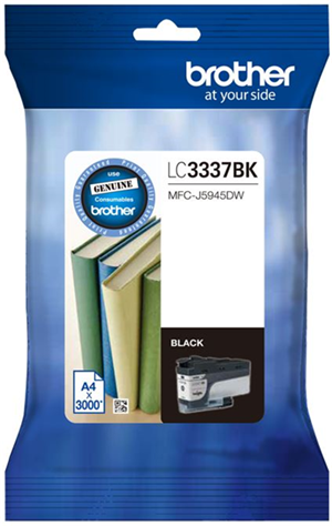 Brother LC3337BK Original High Yield Inkjet Ink Cartridge - Black Pack