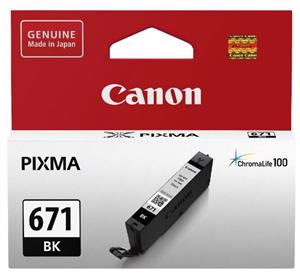 Canon CLI-671BK Original Inkjet Ink Cartridge - Black Pack