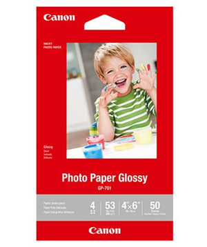 Canon GP701 4X6 Glossy Photo Paper 210GSM 50 Sheets