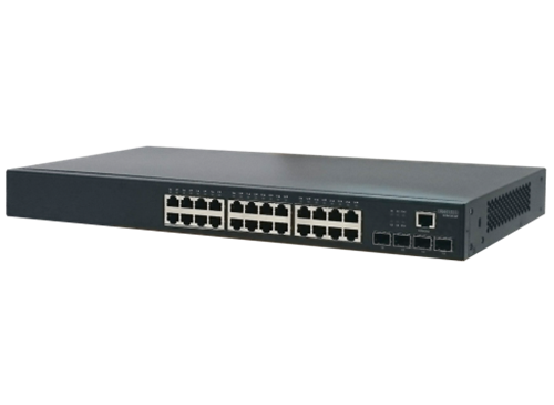 Edgecore 24 Port Managed L2+ Switch With 4X 10G Uplink Ports. IPv6 Support, VPN, & Vlan Comprehensive QoS, Enhanced Security With Port Security Limits.