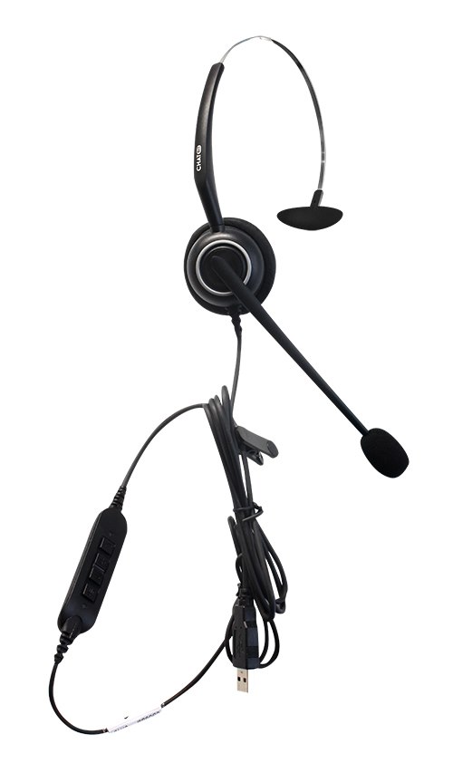 ChatBit Noise Cancelling Mono Headset For Skype/Lync/Softphone Usb