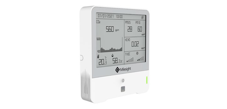 Milesight LoRaWAN 9 In 1 Indoor Ambience Monitoring IoT Sensor (O3 Version)