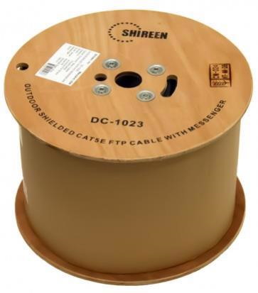 Shireen DC-1023 Outdoor Shielded CAT5e FTP With Self Supporting Messenger Wire