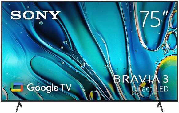 Sony Bravia 3 FWD75S30 75" Direct Led 4K Google TV