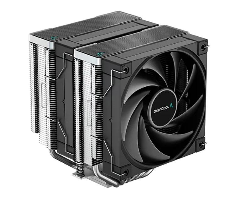 DeepCool Ak620 High Performance Dual Tower Cpu Cooler, 6 Copper Heat Pipes, 2X 120 FDB Fans, 260W Heat Dissipation Lga2066/1200/1511/1700/1851