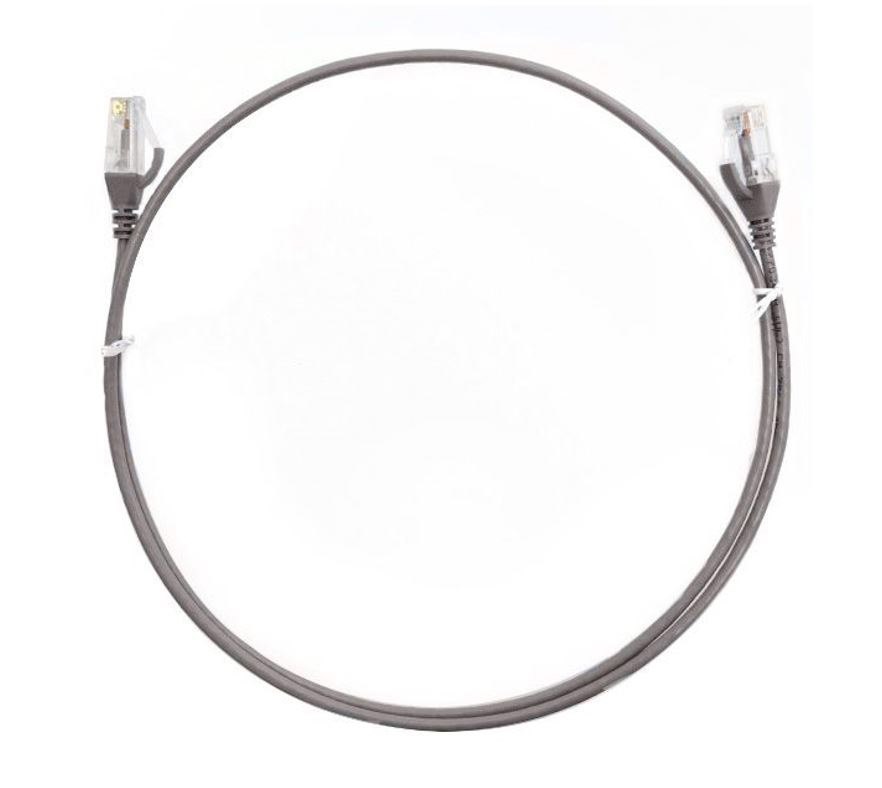 8ware CAT6 Ultra Thin Slim Cable 1m - Gray Color Premium