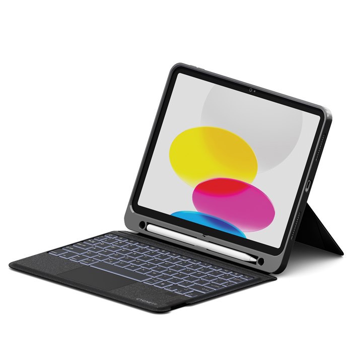 Cygnett Apple iPad (11.0') 11TH Gen (A16)/iPad 10TH Gen (10.9') Magnetic Keyboard + Case - Black(CY5331CKBCA),Multiple Viewing Angles,2 Years Warranty