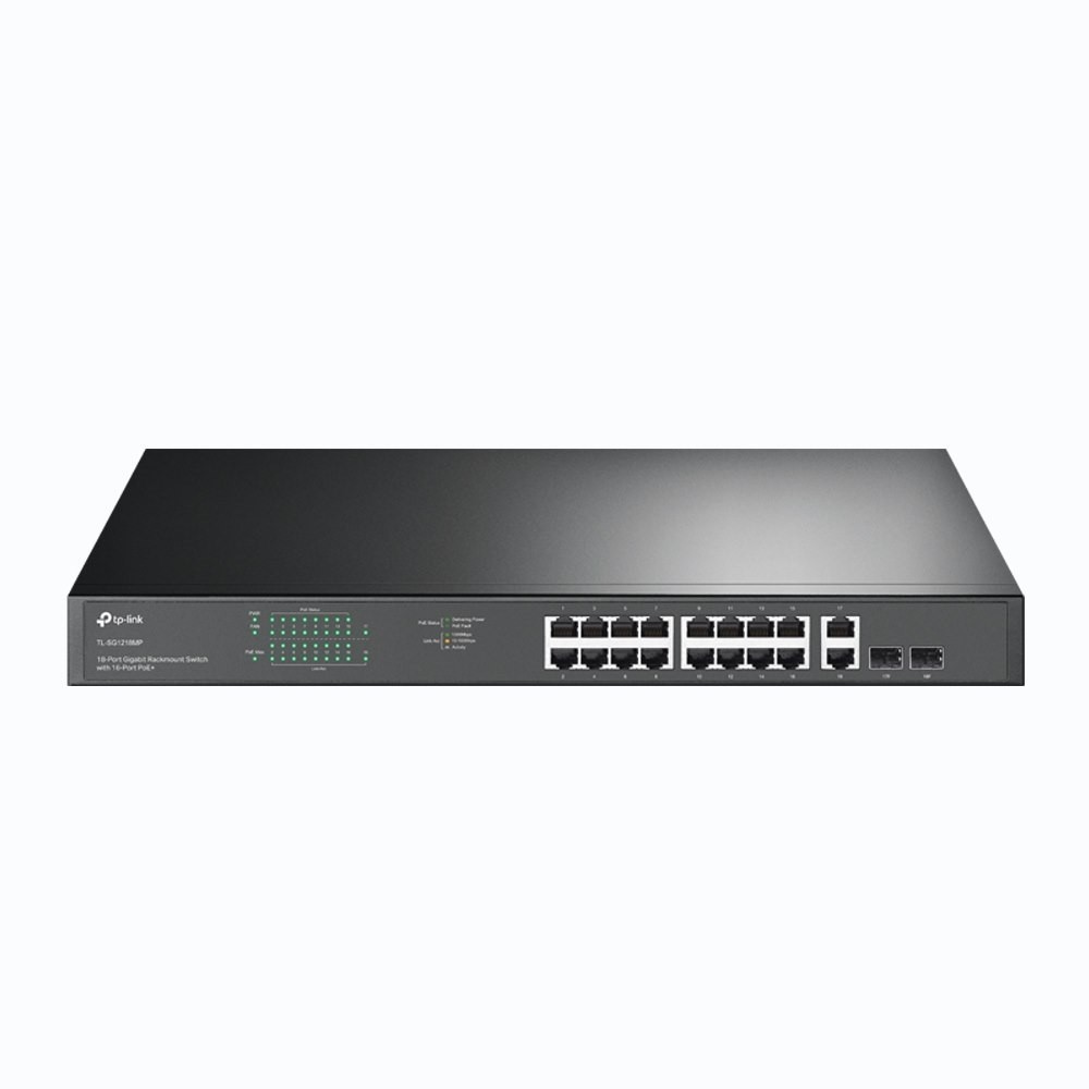 TP-Link TL-SG1218MP |18 Port Gigabit Rackmount Switch With 16 Port PoE+
